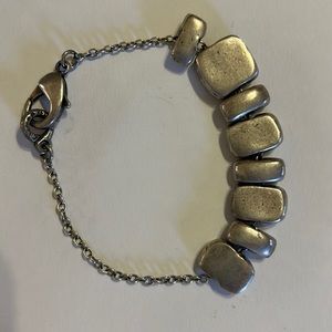 Potluck Paris mixed metal sterling silver bracelet